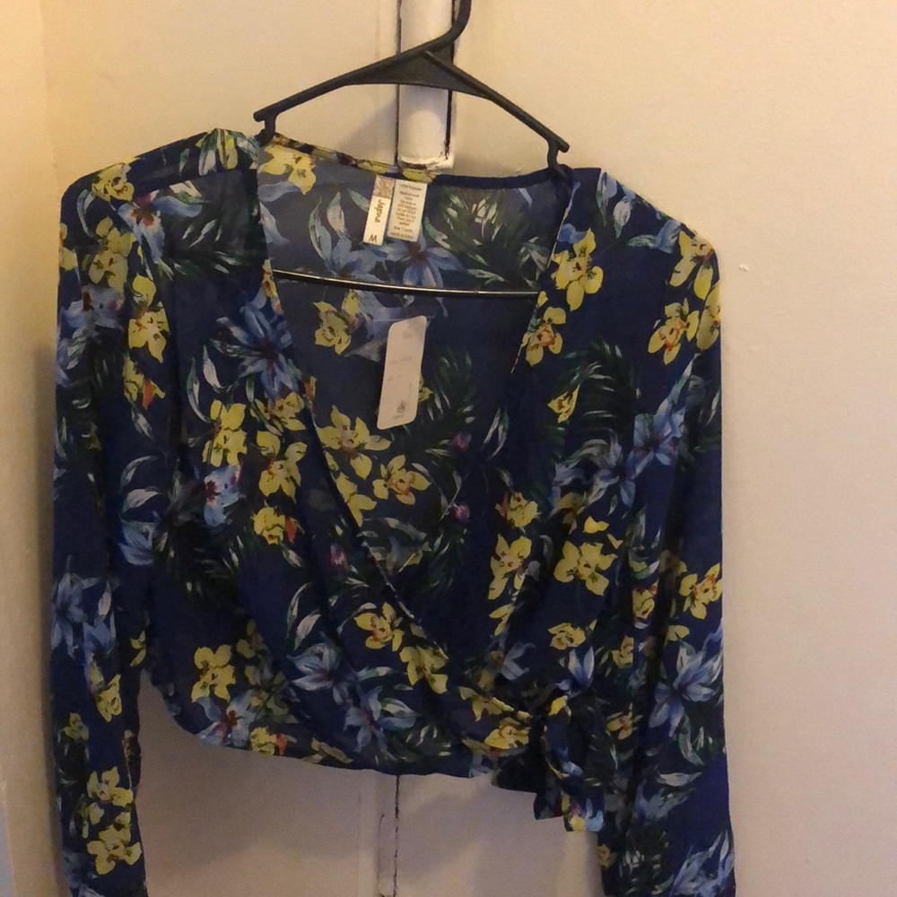Tropical Wrap Top